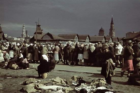 Kharkiv, Ukraine during the German occupation in color, photo 4