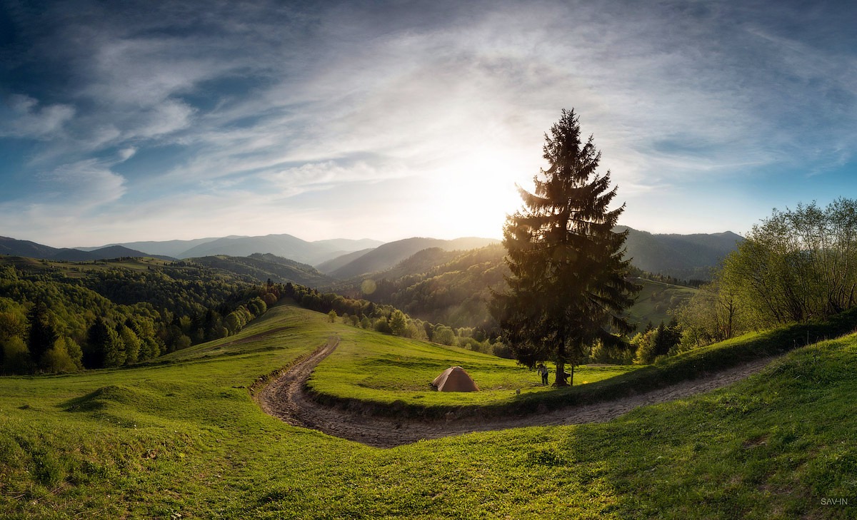 Spring in the Carpathian Mountains · Ukraine travel blog