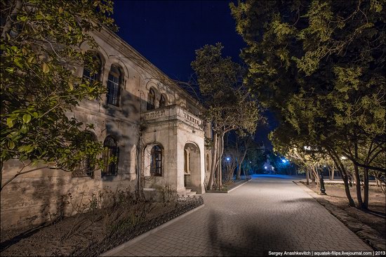 The remains of ancient city-state Chersonese at night time photo 12