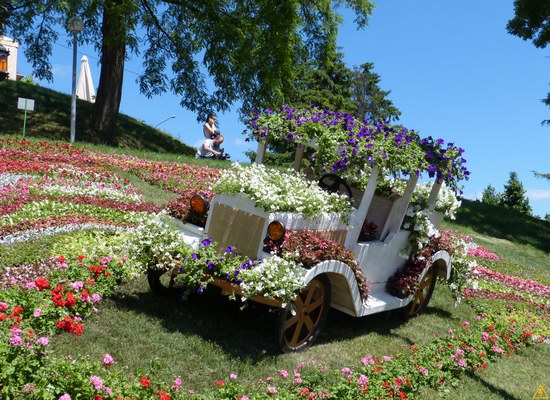 Exhibition of flower cars at Pevcheskoe Pole in Kiev, Ukraine photo 11