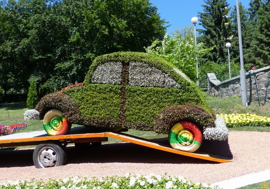 Exhibition of flower cars at Pevcheskoe Pole in Kiev, Ukraine photo 13