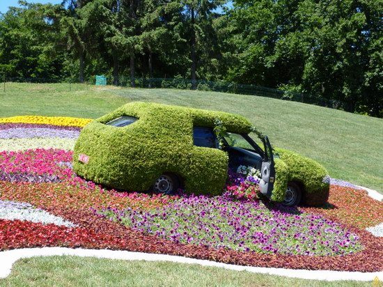 Exhibition of flower cars at Pevcheskoe Pole in Kiev, Ukraine photo 8