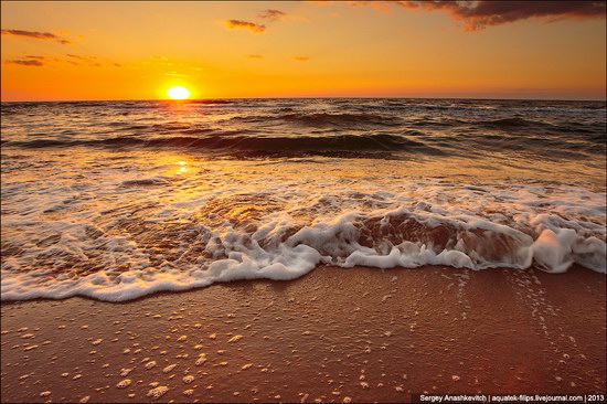 Sunset on the Generals Beaches, Crimea, Ukraine photo 1