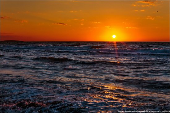 Sunset on the Generals Beaches, Crimea, Ukraine photo 2