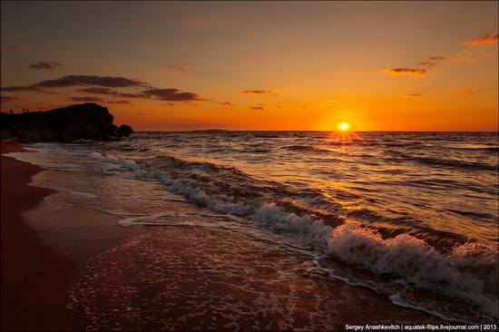 Sunset on the Generals Beaches, Crimea, Ukraine photo 3