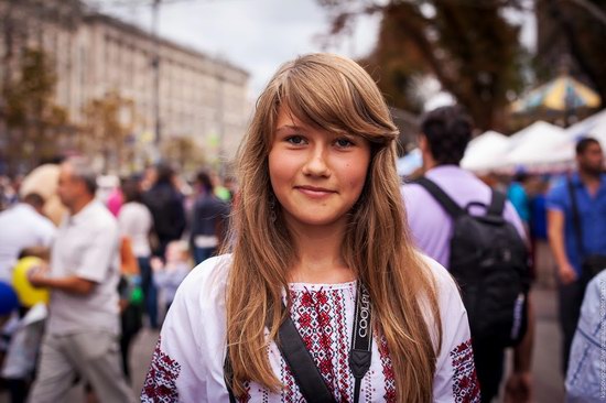 Ukrainians celebrating Independence Day, Kyiv photo 1