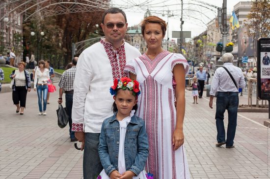 Ukrainians celebrating Independence Day, Kyiv photo 11