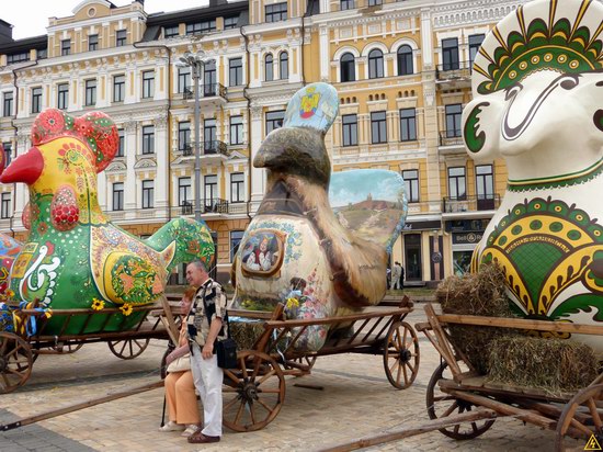 Ukrainian regions birds - Independence Day parade photo 11