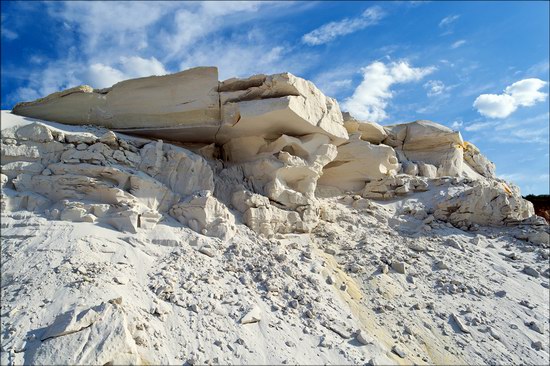 Beautiful quartz quarry in Kharkiv region, Ukraine