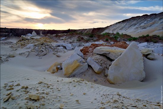 Beautiful quartz quarry in Kharkiv region, Ukraine, photo 21