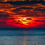 Amazing sunset in Crimea