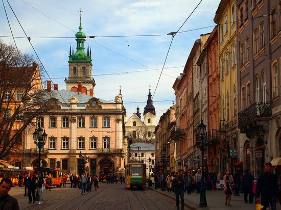 Architecture of the historic center of Lviv, Ukraine, photo 1