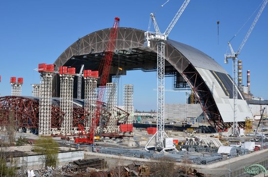 Construction of "New Safe Confinement" for Chernobyl NPP, Ukraine, photo 2