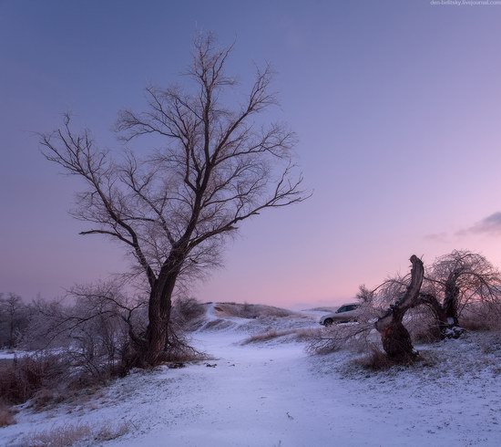 Beautiful winter landscapes - the Krynka River, Ukraine, photo 6