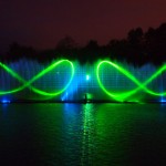 Unique light and music fountain in Vinnitsa