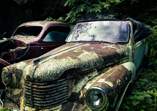 Abandoned vintage cars, Ukraine, photo 11