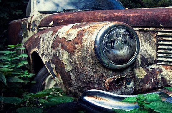 Abandoned vintage cars, Ukraine, photo 8