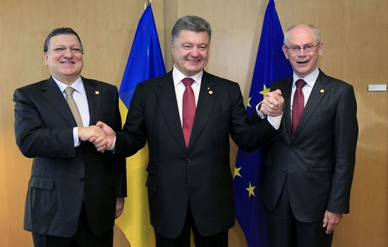 Ukraine and the EU signed the association agreement