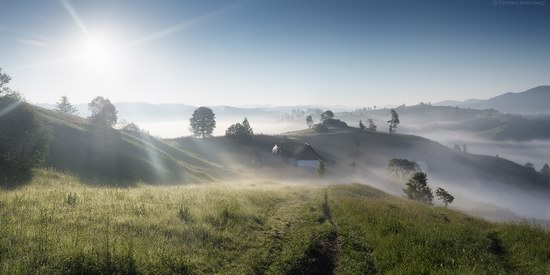 Misty landscapes, the Carpathians, Ukraine, photo 1