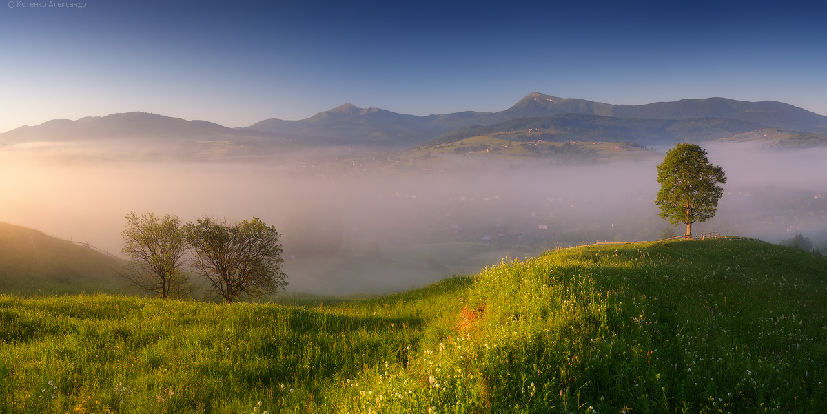 Misty rural landscapes of the Carpathians · Ukraine travel blog