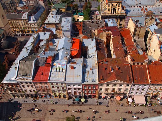 The views of Lviv from the City Hall, Ukraine, photo 11