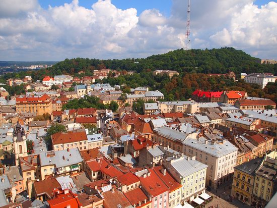 The views of Lviv from the City Hall, Ukraine, photo 12