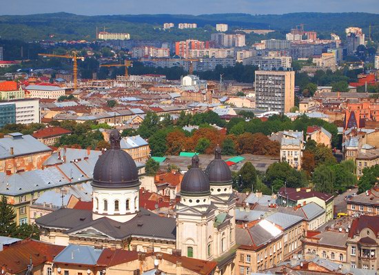 The views of Lviv from the City Hall, Ukraine, photo 13