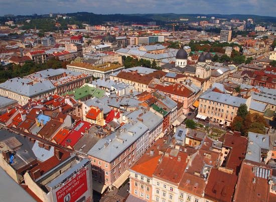 The views of Lviv from the City Hall, Ukraine, photo 15