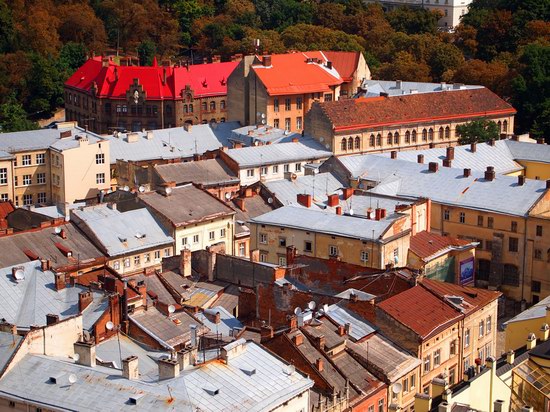 The views of Lviv from the City Hall, Ukraine, photo 17