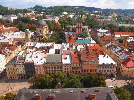 The views of Lviv from the City Hall, Ukraine, photo 18