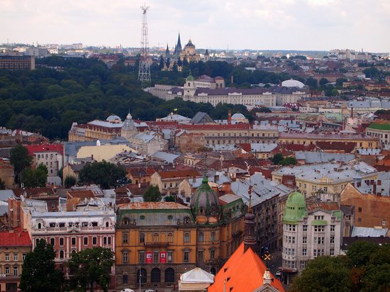 The views of Lviv from the City Hall, Ukraine, photo 21