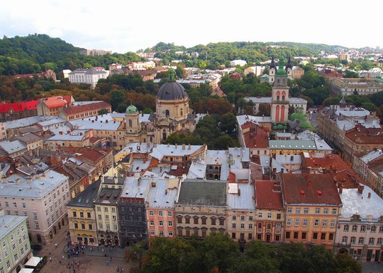 The views of Lviv from the City Hall, Ukraine, photo 22