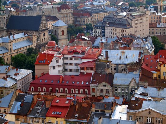 The views of Lviv from the City Hall, Ukraine, photo 7