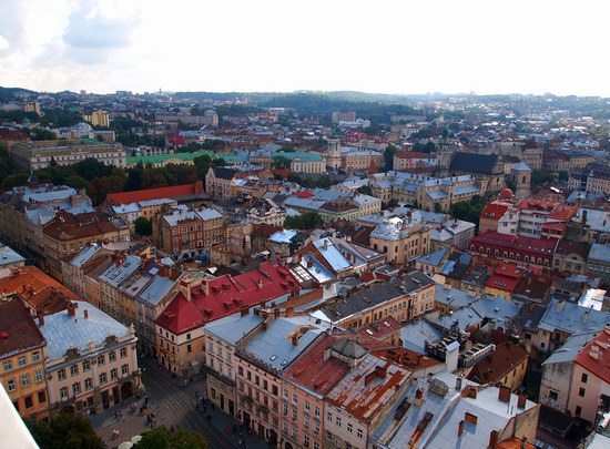 The views of Lviv from the City Hall, Ukraine, photo 9