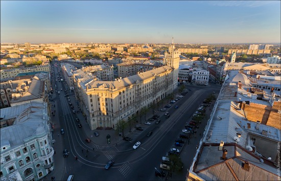 Kharkov city, Ukraine from above, photo 2