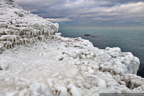 Ice age in Crimea - ice-bound Chersonese, photo 11