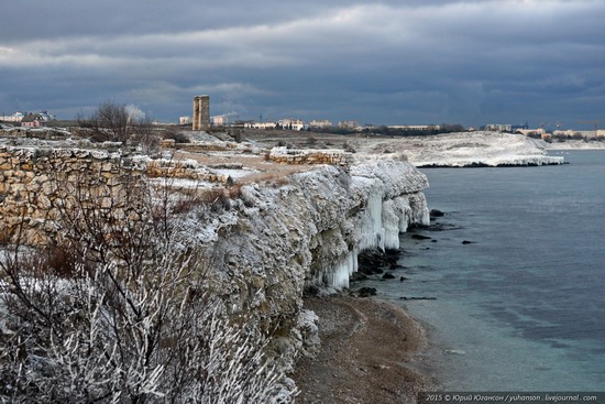 Ice age in Crimea - ice-bound Chersonese, photo 2