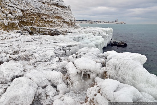 Ice age in Crimea - ice-bound Chersonese, photo 21