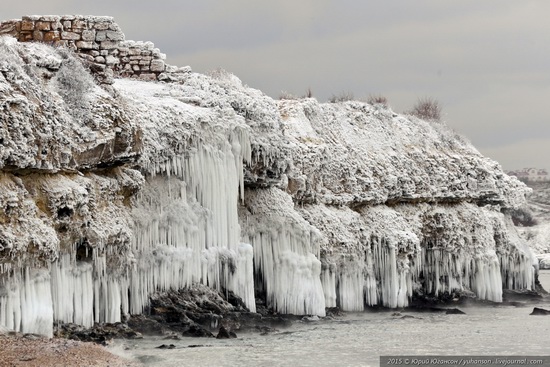 Ice age in Crimea - ice-bound Chersonese, photo 4