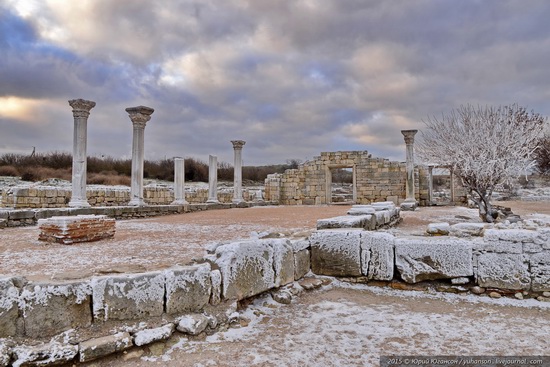 Ice age in Crimea - ice-bound Chersonese, photo 6