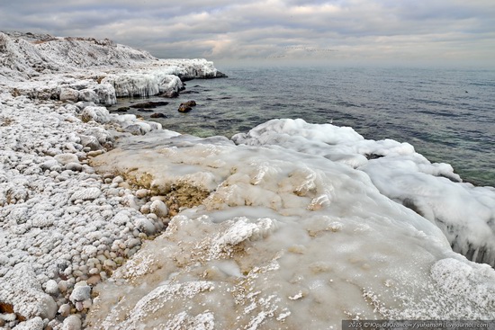 Ice age in Crimea - ice-bound Chersonese, photo 8