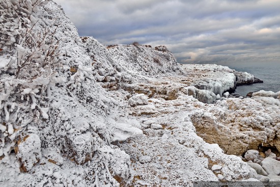 Ice age in Crimea - ice-bound Chersonese, photo 9