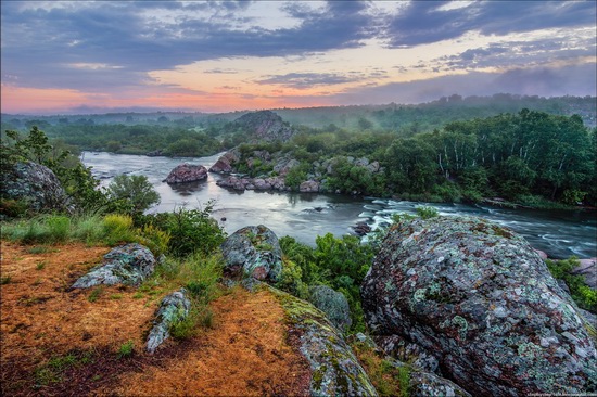 May morning, Southern Bug River, Nikolaev region, Ukraine