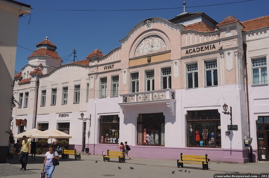 Uzhhorod city architecture, Ukraine, photo 1