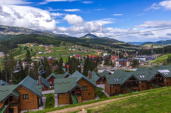 Spring in Bukovel ski resort, Ukraine, photo 17