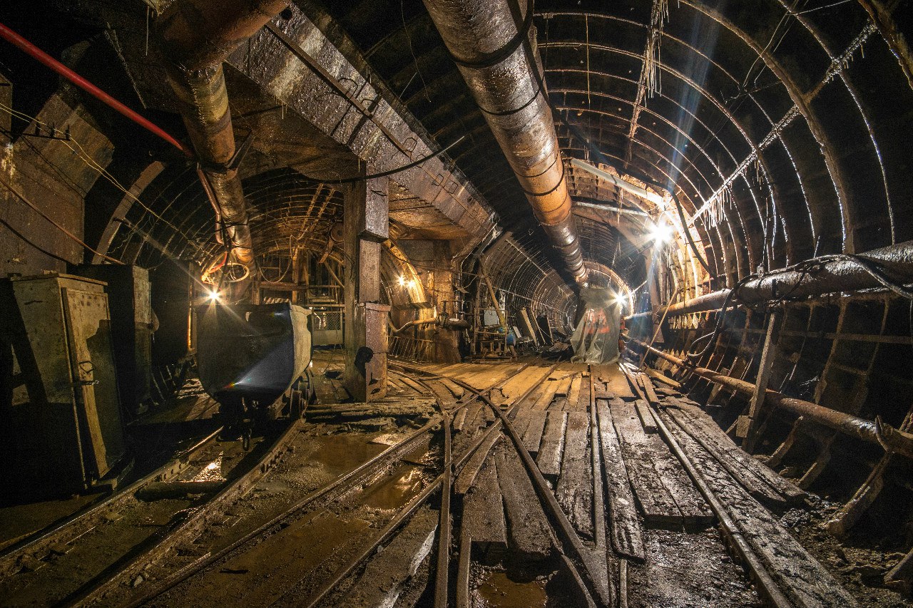 The catacombs of the unfinished subway in Dnepropetrovsk · Ukraine ...
