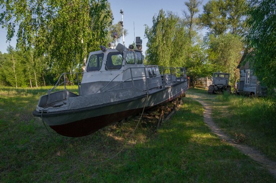 Abandoned river tram, the Desna River, Kyiv Oblast, Ukraine, photo 7