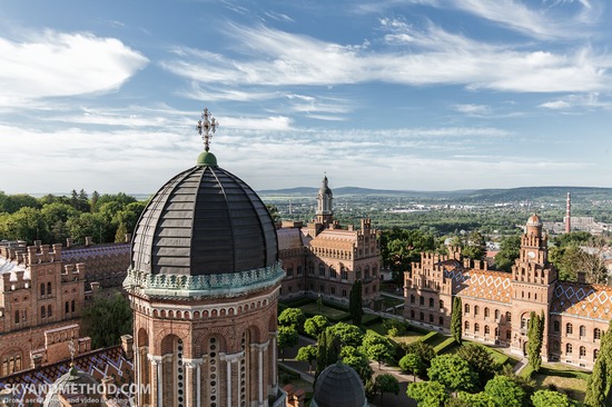 Chernivtsi National University - a view from above, Ukraine, photo 4