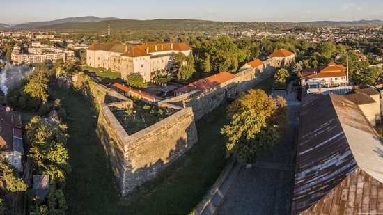 Uzhgorod Castle from above, Ukraine, photo 1