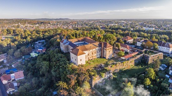 Uzhgorod Castle from above, Ukraine, photo 2